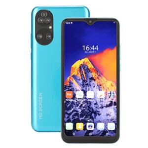 cuifati 6.5 inch android 10 smartphone, mt6580 cpu processor, face recognition unlock, ram 6gb rom 64gb, 3 card slots,dual front and rear cameras, 4500mah battery, ultra slim smartphone