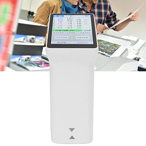 Color Tester, Stable High Accuracy Color Meter Large Storage Space with Data Line for Chroma Sampling