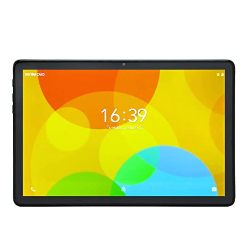 10.1 Inch HD Tablet, 4G LTE Tablet 2.4G 5G WiFi Dual Camera US Plug 100‑240V Octa Core for Home (Blue)