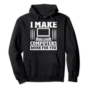 Computer Support Technician PC Specialist Computer Repair Pullover Hoodie