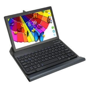 vingvo 10 inch tablet, ips tablet pc 8800mah 4g lte dual camera for school (black)