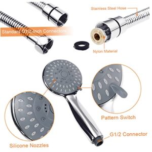 CUBTOL 2pcs Shower Hand Shower Rain Shower Head with Handheld Showerheads & Handheld Showers Shower Sprinkler Attachment Handheld Shower Nozzle Handheld Shower Head Showering Spray Head