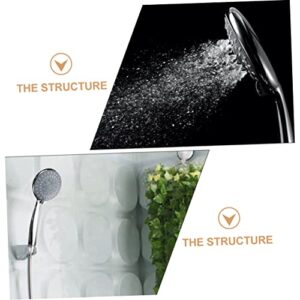 CUBTOL 2pcs Shower Hand Shower Rain Shower Head with Handheld Showerheads & Handheld Showers Shower Sprinkler Attachment Handheld Shower Nozzle Handheld Shower Head Showering Spray Head