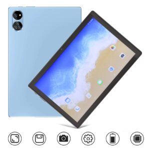 10 Inch Tablet, HD 1920x1200 IPS 2.4G 5G Dual Band WiFi Blue for Android 12 Kids Tablet 100-240V for Work (US Plug)