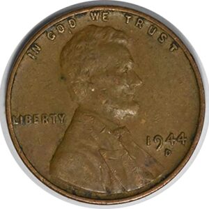 1944 D Lincoln D/S OMM 1 Cent FS-511 Uncertified EF