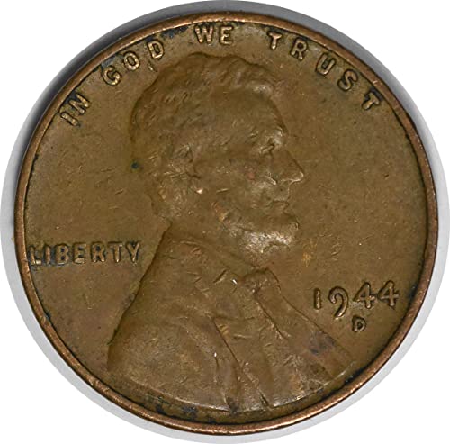 1944 D Lincoln D/S OMM 1 Cent FS-511 Uncertified EF