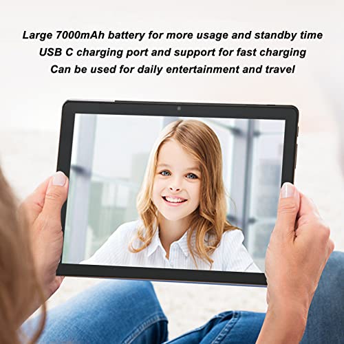 Call Tablet, 5G WiFi 1920x1080 IPS 100-240V 12GB RAM 128GB ROM Support Fast Charging 10 Inch Tablet for Android 11.0 for Reading (US Plug)