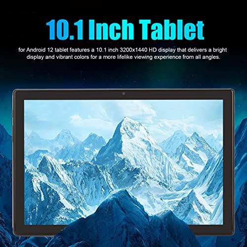 5G WiFi Tablet, 100‑240V Green 10.1 Inch Dual SIM Dual Standby HD Tablet for Adults for Android 12 (US Plug)