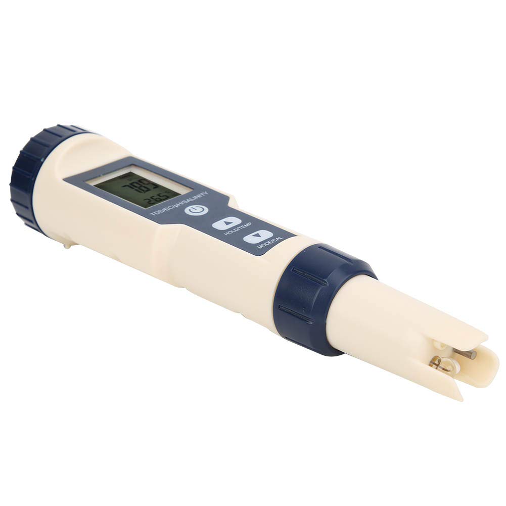 5 in 1 Portable Digital PH Salinity Temp TDS EC Meter Multifunctional Water Quality Tester Detector