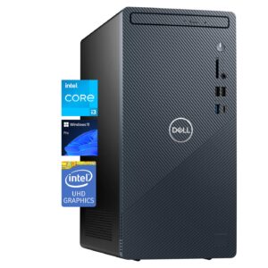 Dell Inspiron 3910 Business Desktop Computer, 12th Gen Intel Core i3-12100, Windows 11 Pro, 16GB RAM, 512GB SSD, DVD+/-RW, WiFi, HDMI, Intel UHD Graphics, Keyboard & Mouse Included, Mist Blue