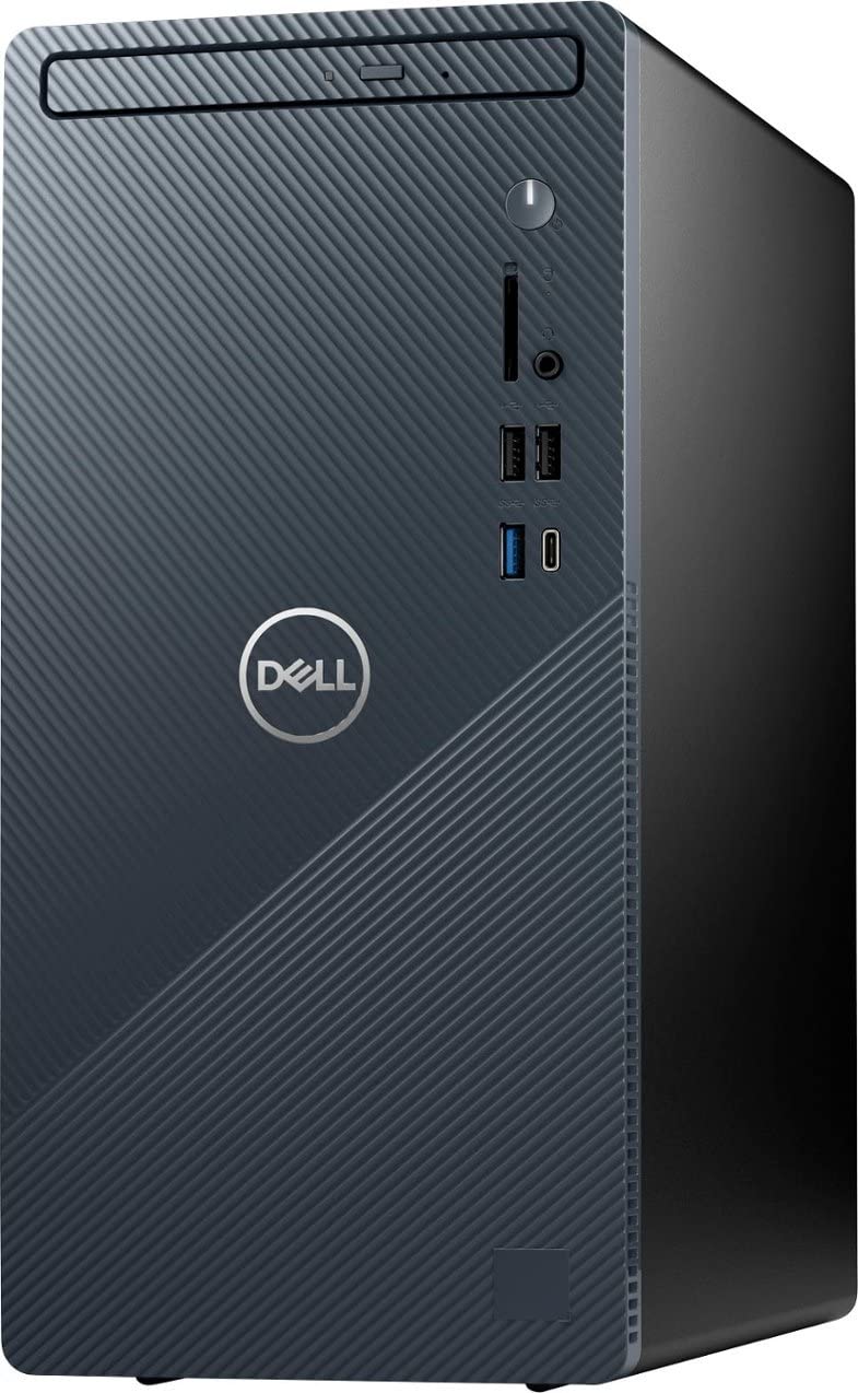 Dell Inspiron 3910 Business Desktop Computer, 12th Gen Intel Core i3-12100, Windows 11 Pro, 16GB RAM, 512GB SSD, DVD+/-RW, WiFi, HDMI, Intel UHD Graphics, Keyboard & Mouse Included, Mist Blue