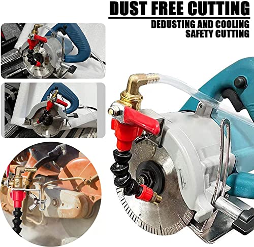 Dust Remover Water Sprayer for Cutting Machine, Cutting Machine Misting System Water Sprayer, Cutting Saw & Grinder Water Attachment for Dust-free Cutting (Choice A)