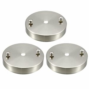 tool parts retro ceiling light plate base chassis disc pendant accessories nickel 3pcs