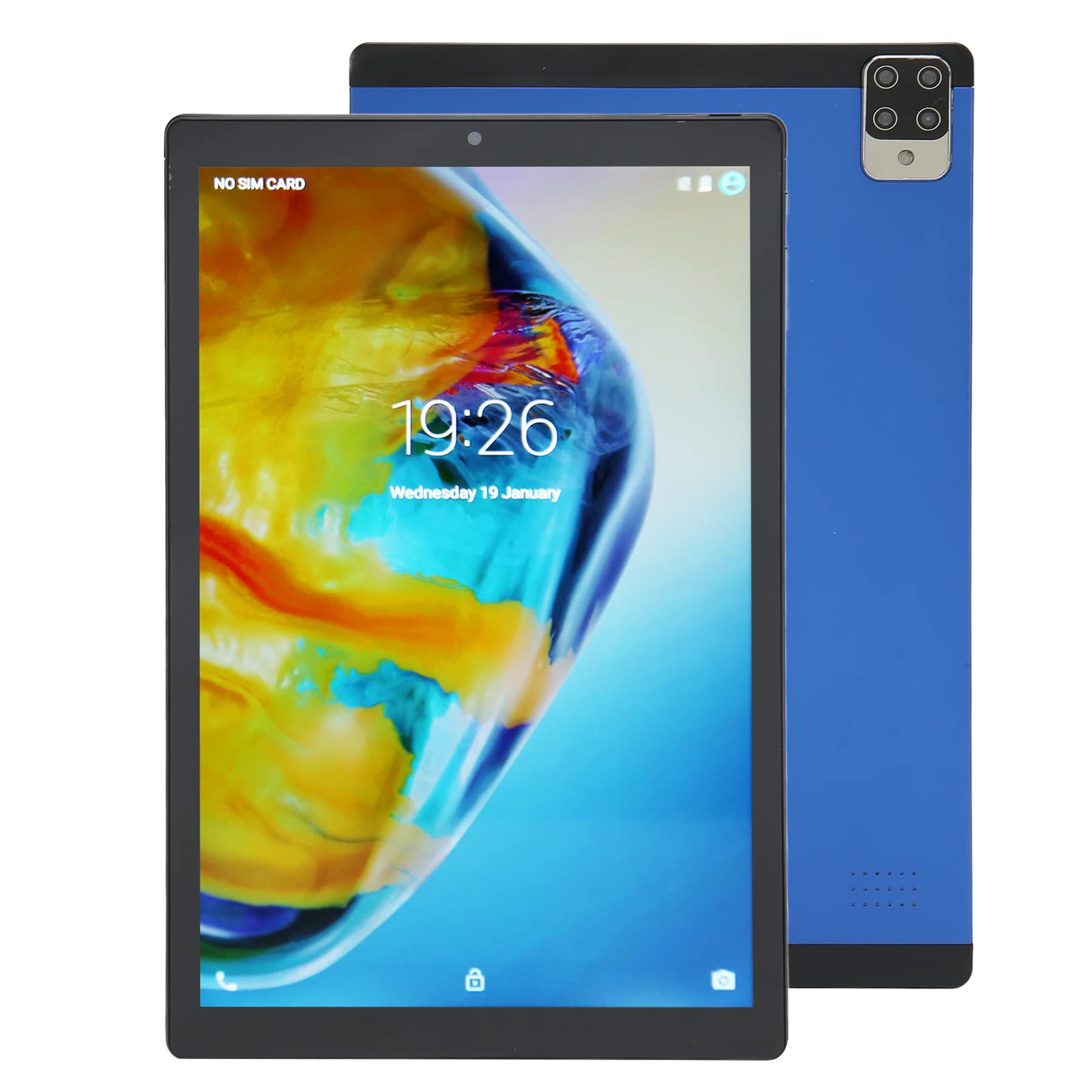 TOPINCN Tablet PC, 4G RAM 64G ROM Blue 10 Inch Tablet for Home (US Plug)