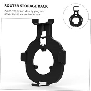 KOMBIUDA Router Wall Mount Router WiFi Wall Mount Wireless Router Bracket Wall Mounted Router Shelves Wall Mount Clothing Rack Multi-Functional Router Rack pro Hanging Hanger abs