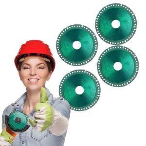 indestructible disc for grinder, indestructible disc 2.0 - cut everything in seconds, 4" x 1/25" x 4/5” diamond cutting wheels for smooth cutting, chamfering, grinding of all materials (4 pcs)