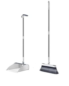 femun,brooms,broom and dustpan set,brooms for sweeping indoor,broom set,broom and dustpan set heavy duty,folding broom,cleaning supplies,cheap broom-can be used for office, bedroom, living room.