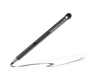 broonel grey rechargeable fine point digital stylus - compatible with lnmbbs 4g lte 10 inch touchscreen tablet