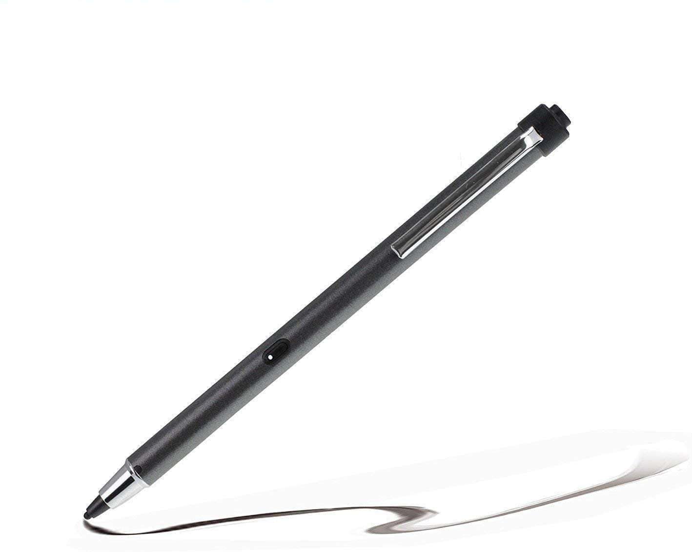 Broonel Grey Rechargeable Fine Point Digital Stylus - Compatible with BRILLAR Android 12 10 inch Touchscreen Tablet