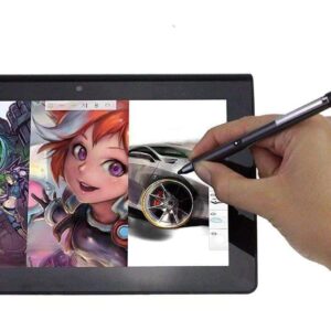 Broonel Grey Rechargeable Fine Point Digital Stylus - Compatible with BRILLAR Android 12 10 inch Touchscreen Tablet