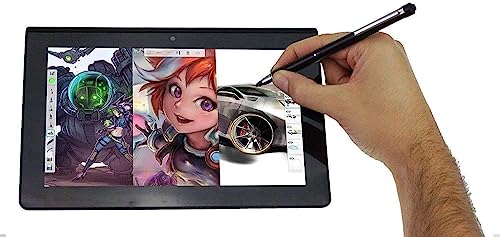 Broonel Black Rechargeable Fine Point Digital Stylus - Compatible with TECLAST 2K 11 Inch Touchscreen Tablet