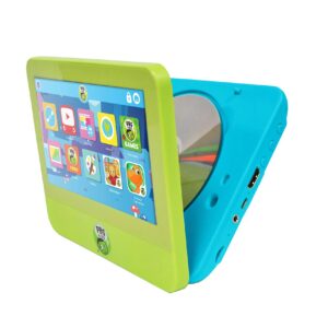 Ematic PBS Playtime Tablet DVD Player Android 7.0 Nougat 7" Touchscreen Tablet and Portable DVD Player Combo
