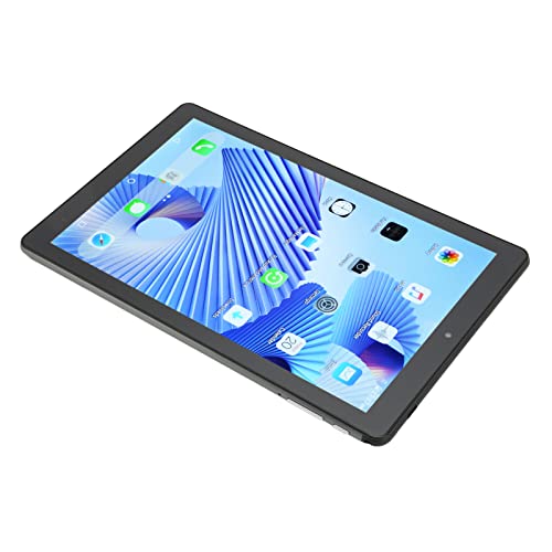 VINGVO Grey Tablet, Dual Camera 10.1 Inch Reading Tablet 4GB RAM 64GB ROM for Gaming (US Plug)