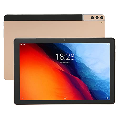 Naroote 10 Inch Tablet, 12GB RAM 128GB ROM 1920x1080 IPS Fast Charging Support 5G WiFi Calling Tablet 100-240V Octa Core Processor for Android 11.0 for Learning (US Plug)