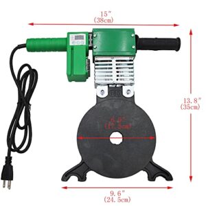 INTSUPERMAI Pipe Fusion Welder 4 Clamps Electric Tube Butt Fusion Machine Pipe Welding Machine PP PE PB PVDF Butt Fusion Welding Machine 110V 2.48"-6.30" (63-160mm) with Digital Heating Plate