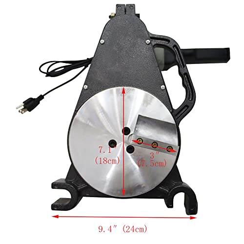 INTSUPERMAI Pipe Fusion Welder 4 Clamps Electric Tube Butt Fusion Machine Pipe Welding Machine PP PE PB PVDF Butt Fusion Welding Machine 110V 2.48"-6.30" (63-160mm) with Digital Heating Plate