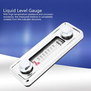 Deosdum Oil Liquid Level Gauge Meter Transparent Intuitive Display Good Sealing Accurate Measurement (LS-3)
