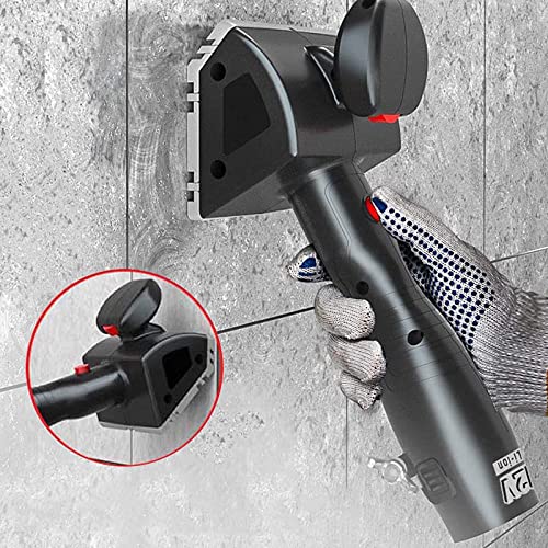 UZIAH Tile Tiling Machine, Hand-Held Tile Tiler Tile Vibrator Suitable for 11.8"-78" Tiles, Maximum Adsorption of 100Kg,2 Lithium Batteries