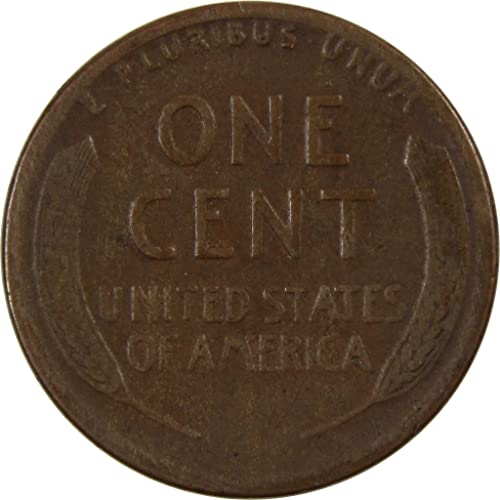 1915 S Lincoln Wheat Cent F Fine Penny 1c Coin SKU:I4224