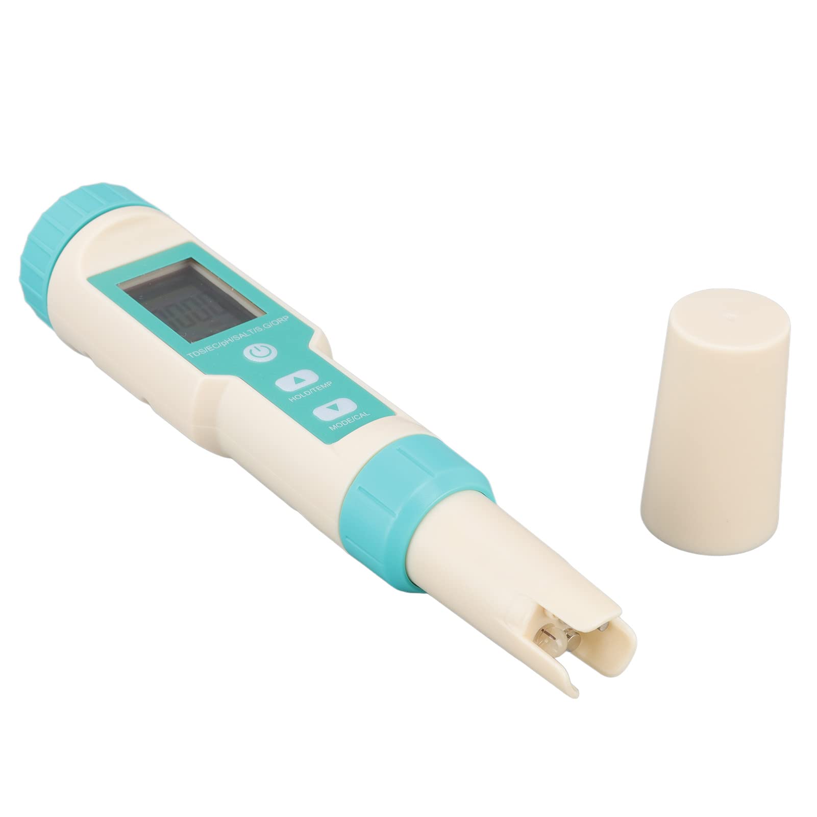 TOPINCN Digital Water Quality Meter ORP PH Temp EC Salinity SG Tester Pen, 7 in 1 Water Quality Tester Test Strips Water Testing Products