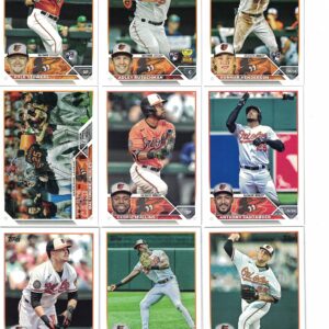 Baltimore Orioles / 2023 Topps (Series 1 and 2) Team Set with (24) Cards! ***INCLUDES (3) Additional Bonus Cards of Former Orioles Greats Cal Ripken, Adam Jones and Brady Anderson! ***