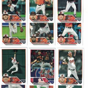 Baltimore Orioles / 2023 Topps (Series 1 and 2) Team Set with (24) Cards! ***INCLUDES (3) Additional Bonus Cards of Former Orioles Greats Cal Ripken, Adam Jones and Brady Anderson! ***