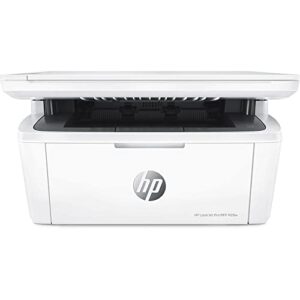 hp laserjet pro m28w all-in-one wireless monochrome laser printer for home office, white - print scan copy - 19 ppm, 600 x 600 dpi, icon lcd, 8.5" x 11.69", hi-speed usb, ethernet