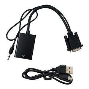 1080p hdmi male to vga female video cable cord converter adapter for pc monitor
