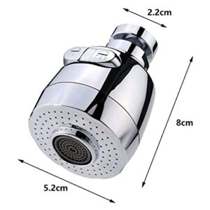 MZUHI YFlifangting 2021 360 Degree Swivel Kitchen Faucet Aerator Adjustable Dual Mode Sprayer Filter Diffuser Water Saving Nozzle Faucet Connector