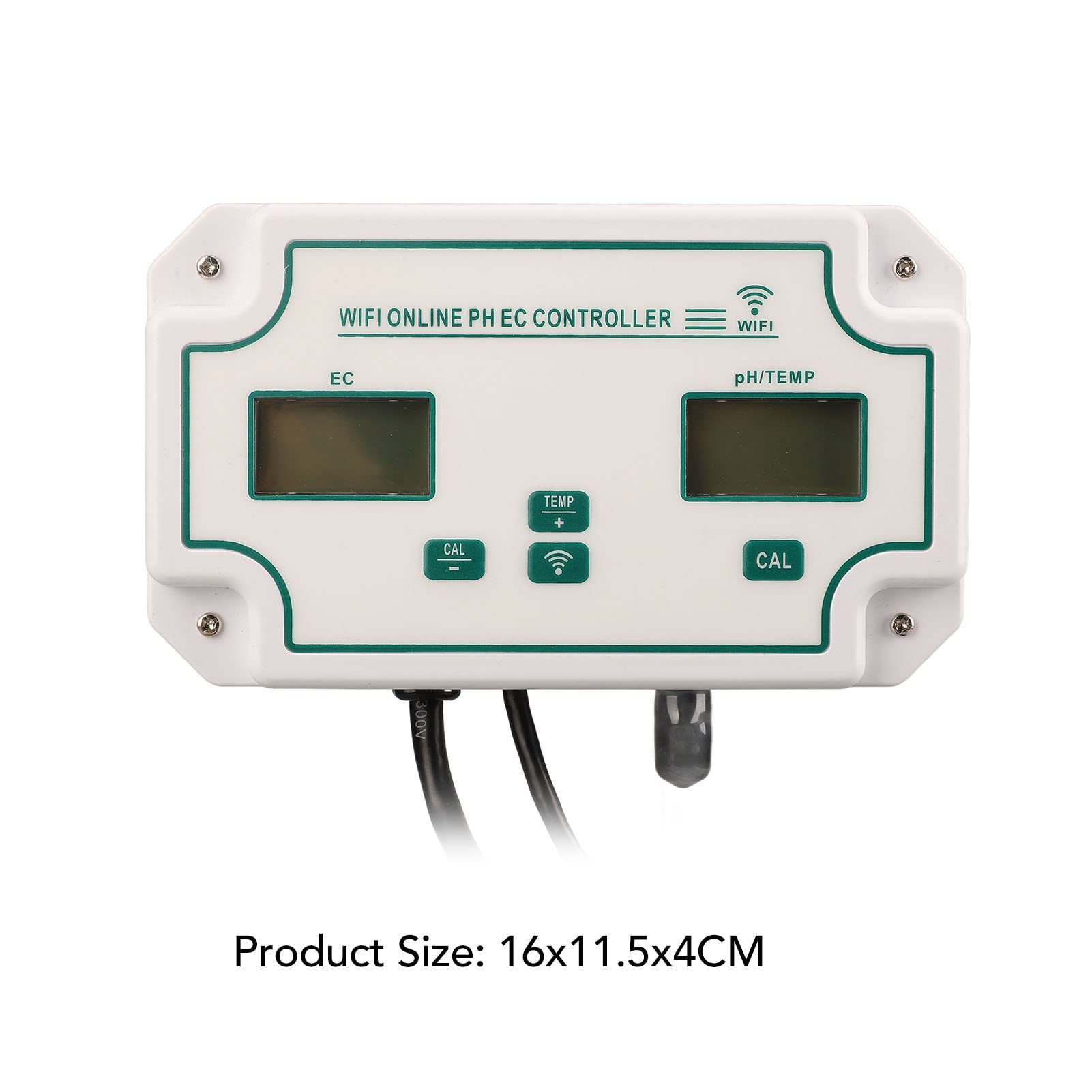 GUPE Water Quality Tester, App Connectable Multilingual 3 in 1 Digital Meter PH Temp EC (US Plug 110V)