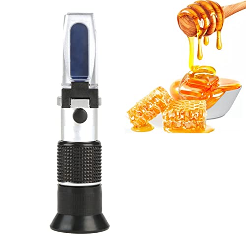 Boxwizard Refractometer Honey Refractometer Professional 5890% Accurate Brix Refractometer Honey Sugar Tester Meter Honey Refractometer for Honey Moisture