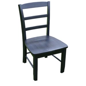Ladder Back Chairs (Black)