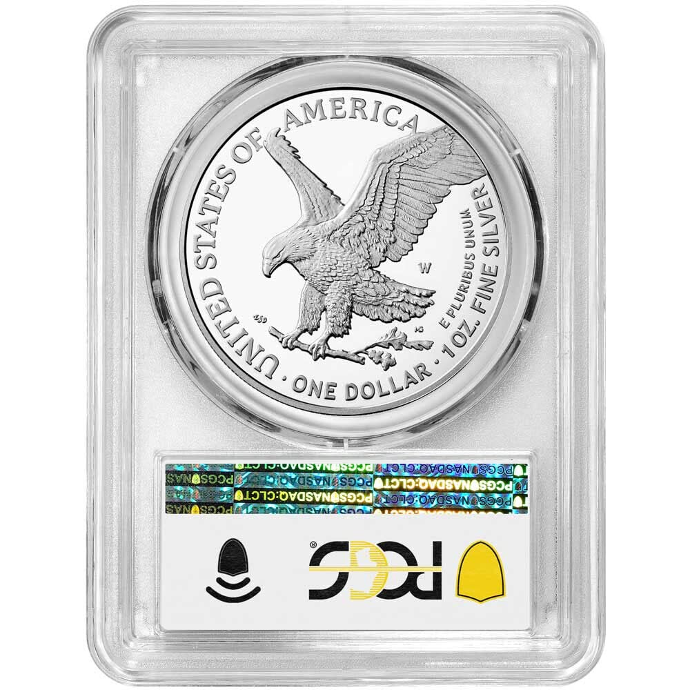 2023 W 2023-W Proof $1 American Silver Eagle Congratulations Set PCGS PR70DCA Low MIntage only 40K 23RF $1 PCGS PR-70