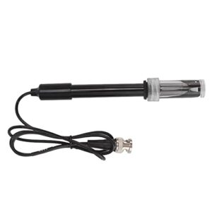 ph electrode probe connector, accurate stable measurement easy to use black bnc electrode probe connector for aquariums
