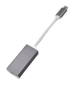 echeson 2 type-c to mini dp adapter cables (color : grey)