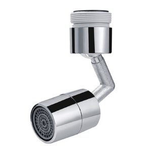 360 degree swivel faucet extender, faucet extender for bathroom sink, splash proof large angle rotating faucet extender, soft water discharge for home bathroom, kitchen, restaurant