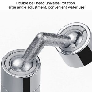 360 Degree Swivel Faucet Extender, Faucet Extender for Bathroom Sink, Splash Proof Large Angle Rotating Faucet Extender, Soft Water Discharge for Home Bathroom, Kitchen, Restaurant
