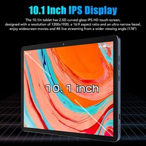 10.1in Tablet for Android 11,12GB RAM 256GB ROM,2.4/5GWiFi Octa Core CPU,8000mAh Rechargeable Mobile Calling Tablet for Gaming Office