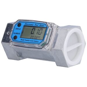 Ozgkee Turbine Flow Meter Electronic Digital Fuel Liquid Water Gas Oil Flowmeter 2in 2.3V to 3.3V