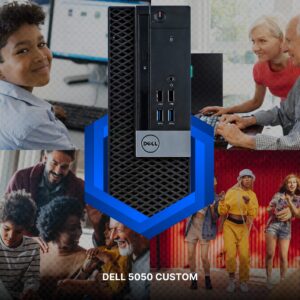 RGB Desktop Computer | 7th Gen Intel i5 (3.2) | 8GB DDR4 RAM | 500GB SSD Solid State | Windows 10 Professional | 22in LCD Monitor | Perfect Family Computer (Renewed)